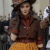 Rachel Weisz On Set The Mummy 4 Brown Cropped Jacket