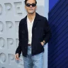 Rami Malek US Open Tennis 2026 Ralph Lauren Suede Jacket