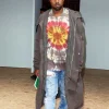 Rick Owens DRKSHDW Fall Winter Exploder Kanye West Green Hooded Coat