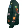 Robert Downey Jr. Green Patch Jacket Shop now
