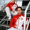 Robert Lewandowski Poland National Football Team Track Jacket Front