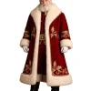 Royal Velvet Santa Claus Embroidered Costume Coat