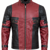 Ryan Reynolds Deadpool Red Leather Jacket