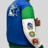 Sega x Sonic the Hedgehog 35th Anniversary Varsity Jacket For Men and Women Back View