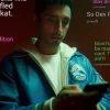 Shah Latif TV Series Bait 2026 Riz Ahmed Blue Leather Varsity Jacket
