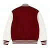 Shaquille Johnson TV Series A Different World 2026 Cornell Young IV Burgundy and White Varsity Jacket Back