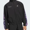 Shop Adidas x Ryoko Rain Woven Black Zip-up Track Jacket
