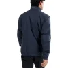 Shop Arc’teryx Atom Navy Blue Full-Zip Track Jacket On Sale Back View