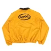 Shop BTS Jungkook Euphoria Apoc Yellow Bomber Jacket Back View