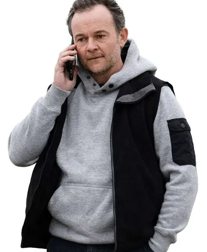 Shop Daniel Henshall TV Series Last Seen 2026 Donald Reid Black Vest