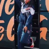 Shop FIBA WWC 2026 Angel Reese Reebok Navy Blue and White Tracksuit