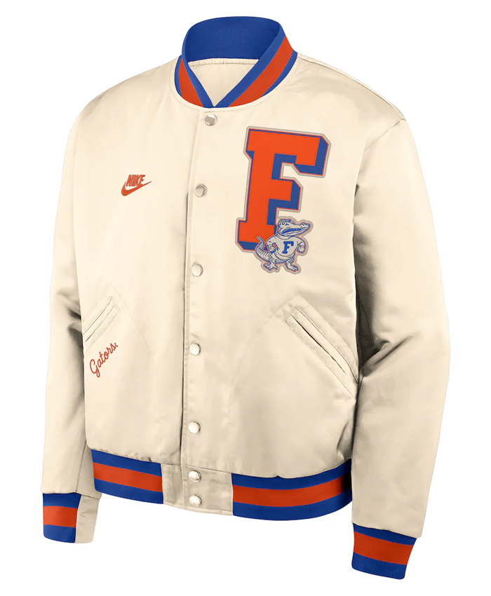Shop-Florida-Gators-Legacy-Mens-Nike-College-Full-Snap-Bomber-Varsity-Jacket-For-Sale
