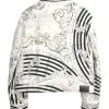 Shop Hermès Astrologie Remix Zip White Bomber Jacket On Sale