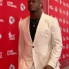 Shop Kenneth Walker III Kansas City Chiefs 2026 White Blazer Side View
