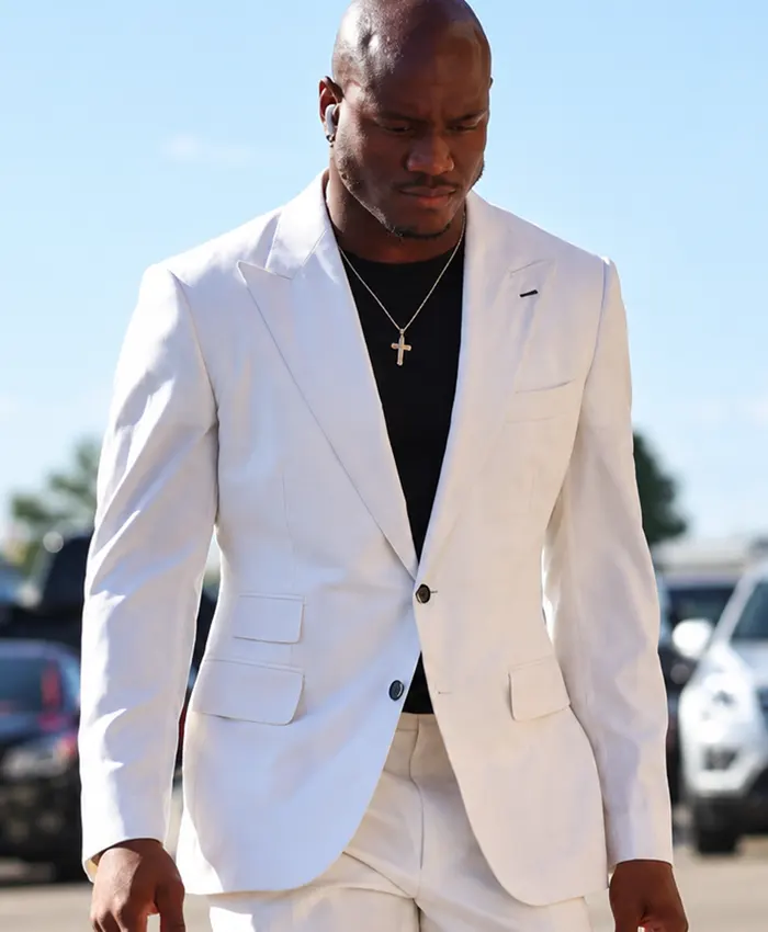 Shop Kenneth Walker III Kansas City Chiefs 2026 White Blazer