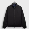 Shop Kith for the New York Yankees Reversible Hugo Blue Track Jacket Front View