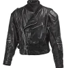 Shop Last Performance Freddie Mercury Studded Black Leather Jacket Front