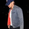 Shop Los Angeles 2026 Austin Butler Grey Cotton Zip-up Jacket On Sale