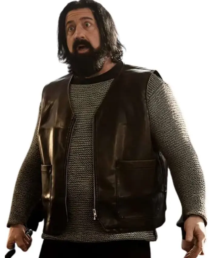 Shop Mark Strange Movie Reckless 2026 Bishop Brown Leather Vest