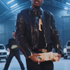 Shop Mr. Lean Song 2026 Lil Baby Black Leather Cafe Racer Jacket On Sale