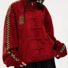 Shop Neptun x Sonic 2026 Red Suede Leather Jacket For Men and Women