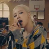 Shop Official Music Video New Trick 2026 Rose Checkered Cardigan Front View