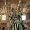 Shop Official Music Video New Trick 2026 Rose Checkered Cardigan On Sale