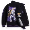 Shop One Piece Gear 5 Sun God Nika Full Embroidery Varsity Jacket Side View