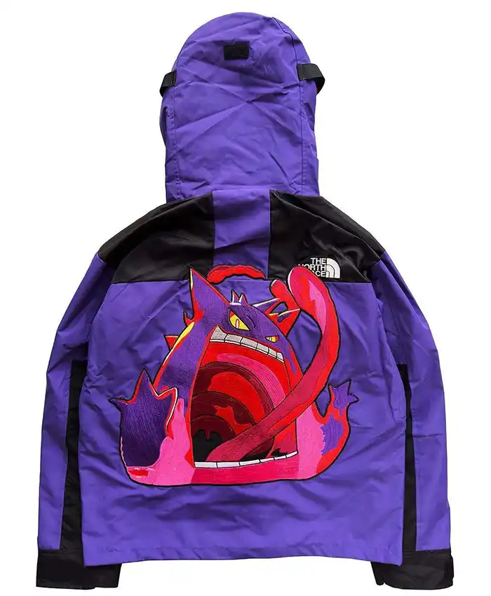 Shop Pokémon x North Face Mountain Multicolor Hooded Jacket On Sale