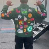 Robert Downey Jr. Green Patch Jacket - Image 3