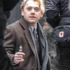 Shop Rom Weasley Actor Returns to Hogwarts as a Teacher Brown Wool Coat