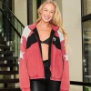 Shop Sophie Cunningham WNBA 2026 Red Track Jacket On Sale