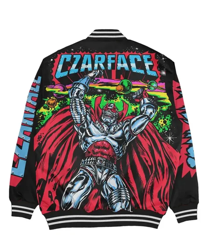Shop Supergroup Czarface American Hip Hop Black Satin Varsity Jacket