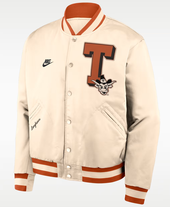 Shop-Texas-Legacy-Mens-Nike-College-Full-Snap-Bomber-Varsity-Jacket-For-Sale