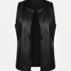 Shop WWE 2026 Calvin Bloom Black Leather Vest On Sale