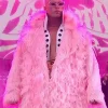 Shop WWE AEW 2026 Kyle Fletcher Entry Pink Feathered Coat On Sale