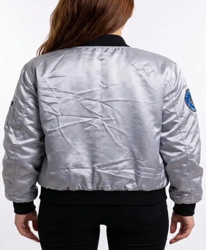 Shop Women’s Ace Combat 8 Tasha Cosplay Costume Bomber Jacket Back View