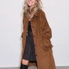 Sienna Miller Fashion Week London 2026 Brown Wool Coat On Sale