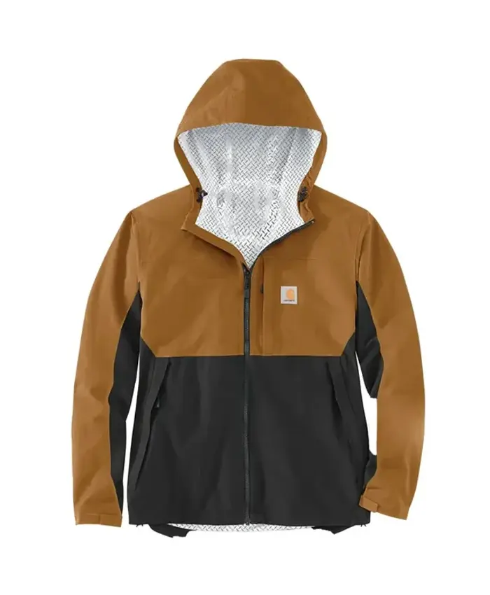 Sofia TV Series Outer Banks 2026 Fiona Palomo Brown and Black Hooded Jacket
