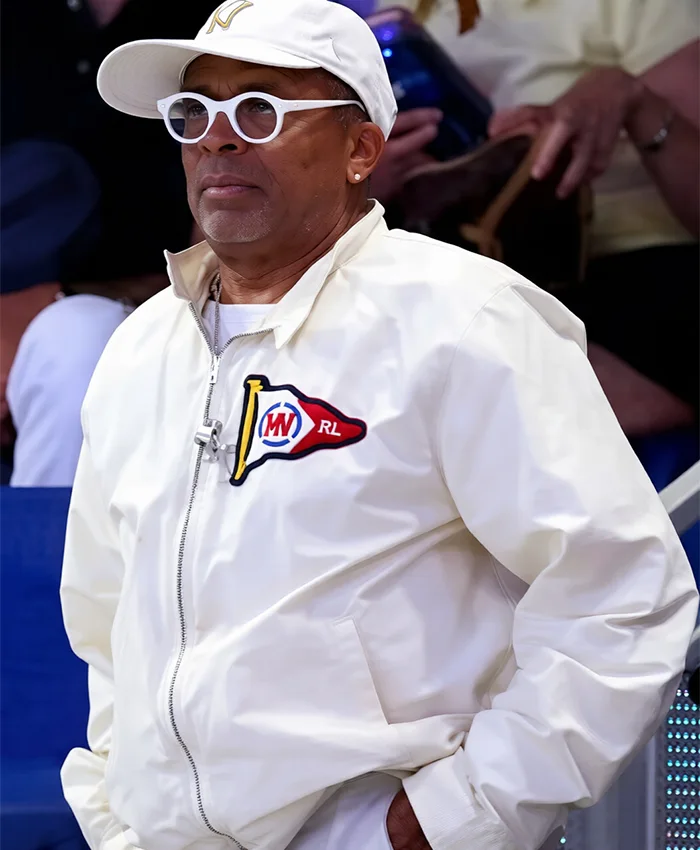 Spike Lee US Open Tennis New York City 2026 White Cotton Jacket Side View