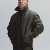 Stephen Graham Stone Island Autumn Winter 2026 Leather Jacket