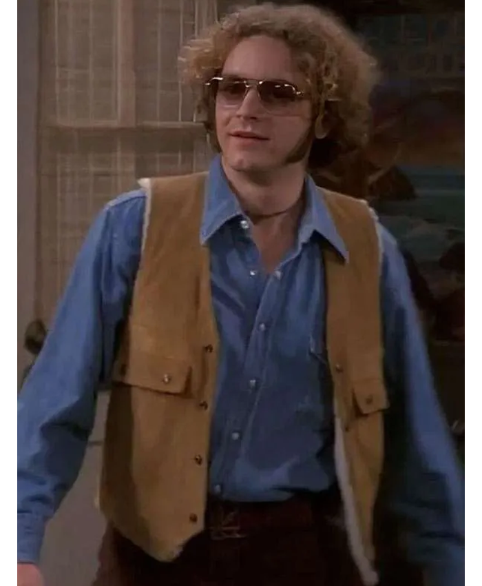 Steven Hyde TV Series That ’70s Show Danny Masterson Brown Suede Leather Vest