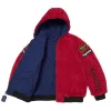 Supreme Vanson POPEYE FW26 Leather Reversible Hooded Jacket Red