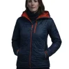 Suranne Jones TV Series Vigil 2026 Amy Silva Quilted Blue Hooded Jacket