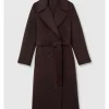 Suranne Jones TV Series Vigil 2026 Amy Silva Quilted Brown Wool Trench Coat