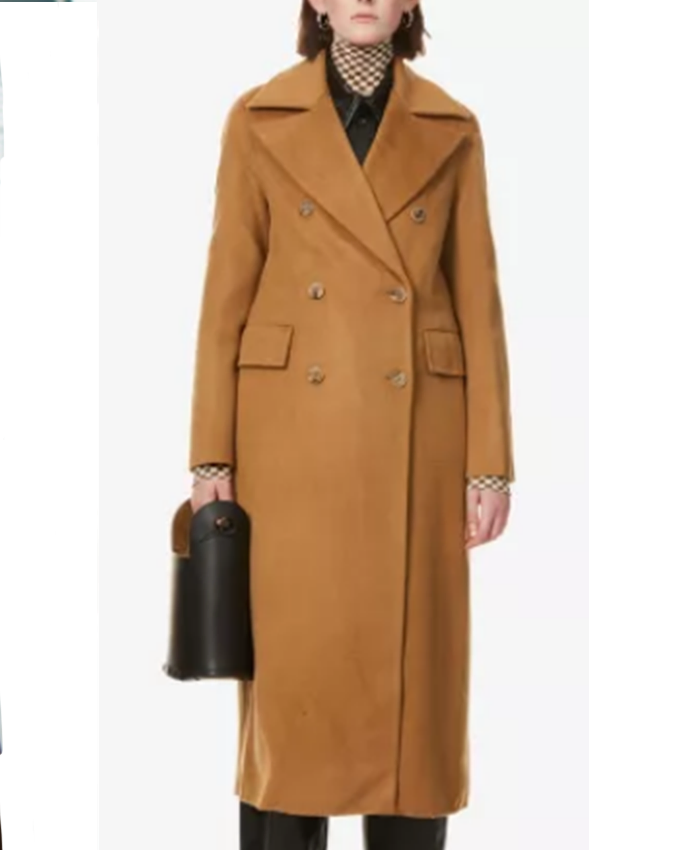 Susan Ryeland TV Series Marble Hall Murders 2026 Lesley Manville Brown Wool Coat