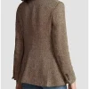 Susie Glass TV Series The Gentlemen 2026 Grey Herringbone Wool Blazer