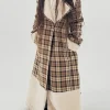 Susie Glass TV Series The Gentlemen 2026 Kaya Scodelario Shearling Plaid Coat