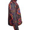 TK Lee The Brothers Sun Joon Lee Floral Print Fleece Zip-Up Jacket