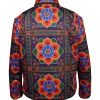 TK Lee The Brothers Sun Joon Lee Floral Print Fleece Zip-Up Jacket Back View